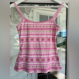 SKIMS Pink Pointelle SKIM Plush Cami